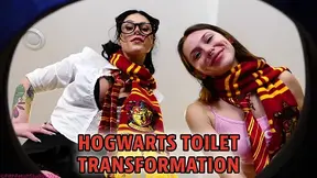 Hogwarts TOILET TRANSFORMATION - Princess Honey, Princess Sydnie And Scarlette Snow
