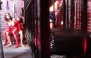 Lingerie-Clad Amy Azurra And Tanya Cox In Bdsm Themed Ffm Threesome