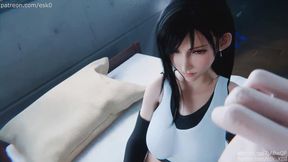 FUTIFA - Tifa Lockhart Futanari Masturbation