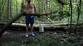Quick naked jack outdoors with help cmnm