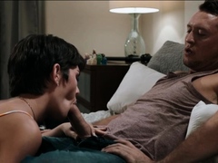 Ladyboy Daisy ride Stepdads hard cock