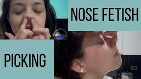 Exploring my nose in close-up