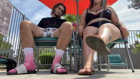 Poolside Foot Humiliation