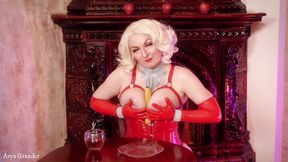 Latex MILF jerk off instructions JOI