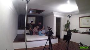 ator gozou em cima do outro e so tem aqui nos bastidores - evy kethlyn - ed junior - big bambu - binho ted