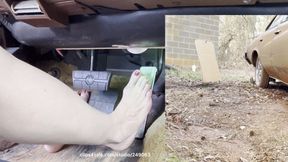 Custom request: BARE FOOT FUN in my Buick!