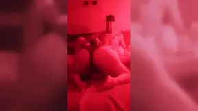 Cheating wife caught on camera giving a blowjob