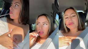 petit exhibition en voiture