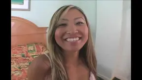 Hot Asian beauty takes a massive big cock