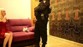 there is a knock on ariel ortiz s door, it was a police officer who wants sex with her