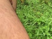 Running in Slow Motion with EXTREMELY HEAVY Weights on my BALLS
