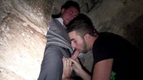 Gay fucked by straight after the work