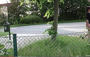 Bitch walking with tunnel plug