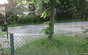 Bitch walking with tunnel plug