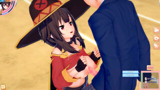 【エロゲーコイカツ！】この素晴らしい世界に祝福を！ めぐみん3DCG巨乳アニメ動画(このすば)[Hentai Game Koikatsu! KonoSuba Megumin(Anime 3DCG