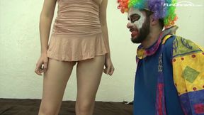 Nickey Huntsman&rsquo;s hairy pussy gets fucked by a clown