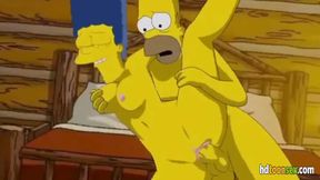 Cartoon Xxx With Homer Fucking Marge From The Simpsons Movie