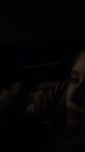 Hot young couple hook-up in a public movie theater pt.1