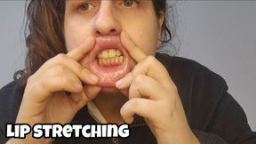 Maximum Lip Stretch Challenge - Extreme Bottom Lip Pull Down