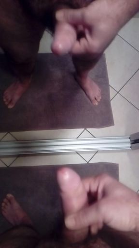 Masturbation in the mirror