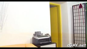 Hot Stud Gets Anal Plug in Hardcore Gay Sex Casting Session