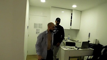 My husband brought a friend to talk about work and I picked him up ... I also gave him a little bit ...