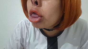 Ahegao Femboy Ben Tennyson Pumping her Bimbo Lips with Vacuum Machine in Sissyfication and Feminization Program