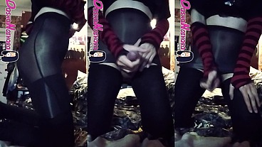Nylon skirt fap^^