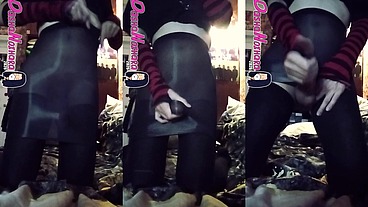 Dasha - Nylon skirt fap