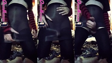 Nylon skirt fap^^