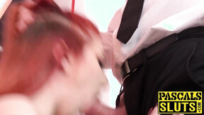 Gigi Rouge enjoys being hardcore spanked & ravaged rough