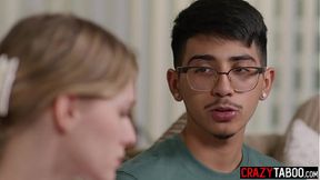 A shy guy Diego Perez fucks petite and hot popular cheerleader Melody Marks