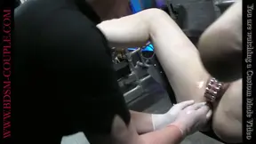 This is the last of the fisting videos Mistress Baton made with my slave-husband. Don't be alarmed by the pink lube it's just the little scratch leaking a bit and blending with the lube into someting…