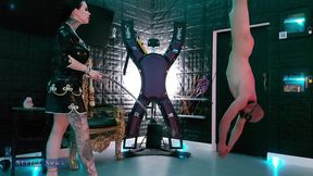 Miss Alessa Milano Mercyless Whipping Upside Down Part 2