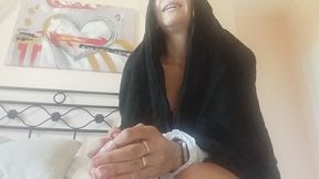 a wild nun, you say blasphemous vulgarity without restraint