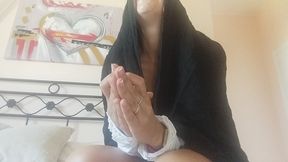 a wild nun, you say blasphemous vulgarity without restraint