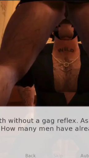 Memorable moment from &quot;Hairy manly boss suffers his punishment.&quot;