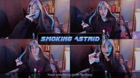 Your smoking goth fantasy | Astrid ASMR