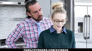 Blonde Goddess Lily Larimar Gets Fuck By Stepfather For Crazy