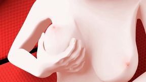 CGI MILF Masturbates On Chair With Huge Boobs & Overwatch Vibes