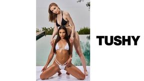 Irresistible Milan Cheek and Polly Yangs at missionary porn