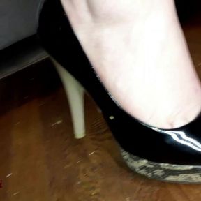 Sexy Black High Heels POV