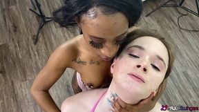 bikini babes hazel moore and mini stallion take rome major hard!