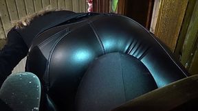 Human bar stool for Leather Mistress - 2 - MP4