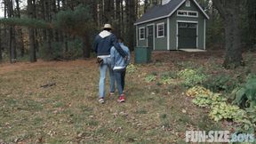 FunSizeBoys - Small horny gay bottom fucked by tall gardener Bob Knight