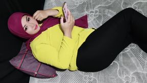 The end of the story of the Muslim Girl in the Hijab The end is in the crott inside