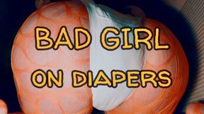 Halloween diaper bad girl