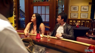 Milf with Mega Boobs cant get enough Creampie Gangbang