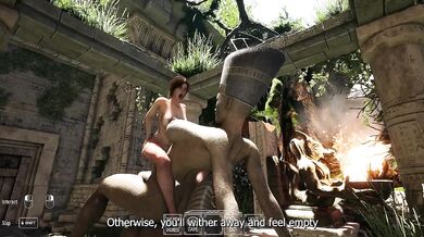 Big Ass Pawg Lara Croft Lunges Monster Cock While Ancient Statues Stare Hardcore Horse Riding