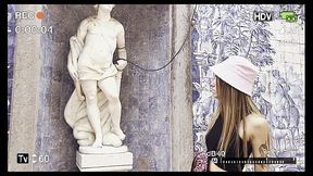 Wildlife Park and a Able Throat in the Mouth While They Stare at Us - Bunny Rabbits